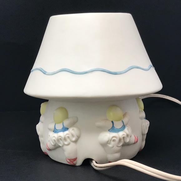 Vintage Charpente Michel & Co Ceramic Chubby Ballerina Night Light Lamp - Picture 6 of 14
